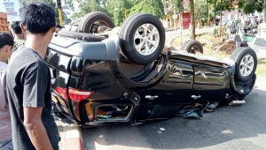 Sekda Lampung Timur Kecelakaan