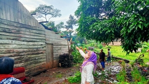 Hujan-Angin Kencang di Lampung Timur
