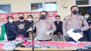 Perampokan di BRI Link Lampung Timur