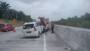 Kecelakaan di Tol Lampung-Palembang