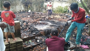 Rumah Warga Lampung Timur Terbakar