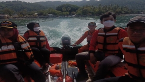 Pencarian Warga Lampung Hilang di Perairan Merak