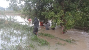 Bocah Hanyut di Saluran Irigasi
