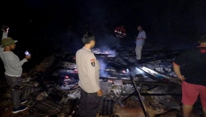 Kebakaran Rumah di Pesawaran Lampung