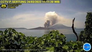 Gunung Anak Krakatau Erupsi