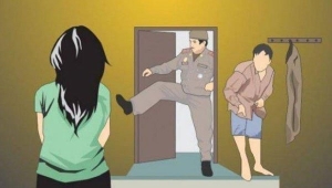 Ilustrasi Pasangan Selingkuh Digerebek