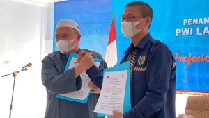 Kerja sama PWI Lampung dan IIB Darmajaya