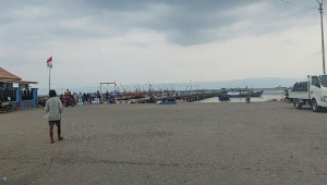 Kondisi Pantai di wilayah Tanggamus pasca-gempa M 5,3