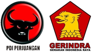 PDIP Perjuangan (PDIP) dan Gerindra
