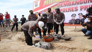Pembangunan gedung Mapolres Pringsewu