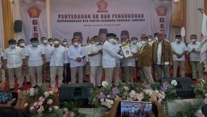 Rahmat Mirzani Djausal Ketua Gerindra Lampung