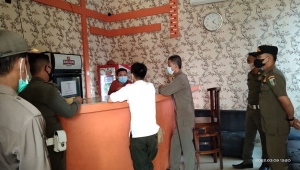 Pol PP Sidak Tempat Hiburan Lampung Timur