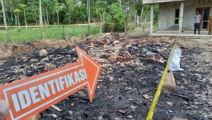 Asrama Pondok Pesantren di Tanggamus Terbakar