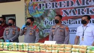 Polisi Sita 114 Kg Sabu di Lampung Selatan