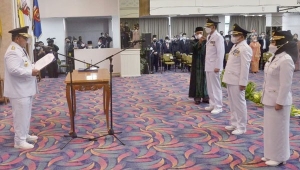 Tiga Penjabat Bupati di Lampung Dilantik