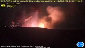 Gunung Anak Krakatau Erupsi