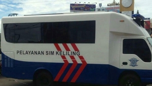 Pelayanan SIM Keliling Polda Lampung