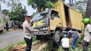 Kecelakaan Maut Truk Box di Bandar Lampung