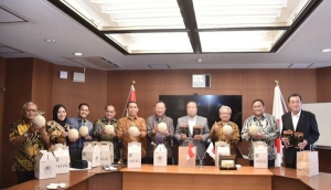 Sudin dan Delegasi DPR Bertemu Wali Kota Hokota