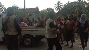 Bocah di Lampung tersambar petir