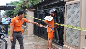 Rekonstruksi kasus polisi tembak polisi di Lampung Tengah