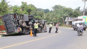 Kecelakaan truk di Pringsewu Lampung
