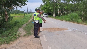 Kecelakaan di Jati Agung Lampung Selatan