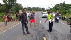 Tabrakan mobil Toyota Avanza dan Toyota Innova di Lampung Selatan
