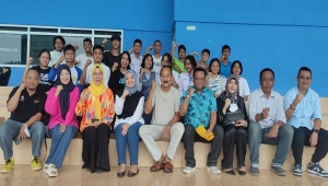 Manager, Pelatih, dan Atlet Renang Bandar Lampung di Porprov Lampung IX 2022