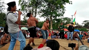 Tari Tiban di Lampung Timur