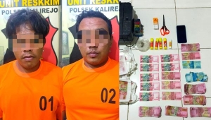 Pengedar uang palsu di Lampung ditangkap