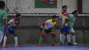 Tim Futsal PWI Lampung U-27 di Porwanas 2022