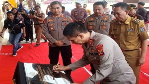 Kapolda Lampung Resmikan Mapolres Pringsewu