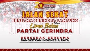 Jalan Sehat Gerindra Lampung