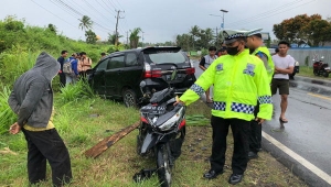 Kecelakaan maut 4 kendaraan di Lampung Selatan