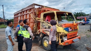Kecelakaan truk di Lampung Tengah