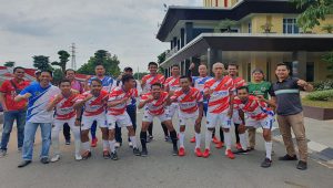 Tim PWI Lampung di Mini Soccer 234 Solidarity Community