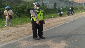 Kecelakaan di Jalan Sutami, Tanjung Bintang, Lampung Selatan