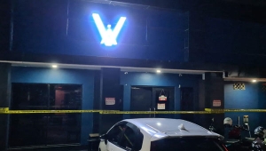 Polda Lampung segel Kafe Vexa Ground di Bandar Lampung