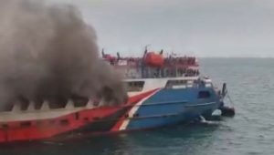 Kapal Feri Merak-Bakauheni Kebakaran