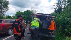 Mobil terjun ke Sungai Komering Sumsel