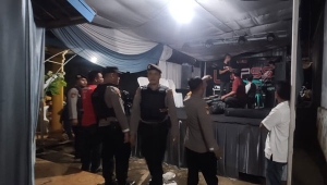 Polisi Bubarkan Organ Tunggal di Tanggamus