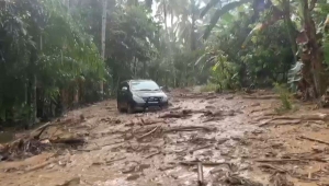 Banjir dan longsor di Tanggamus Lampung