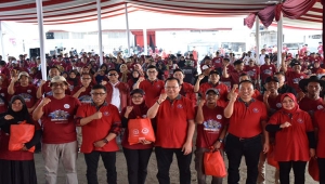 Ketua Komisi IV DPR Sudin resmikan Pulau Pasaran, Bandar Lampung, jadi Kampung Nelayan Maju
