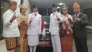 Frans Timothy Prawira Sialagan jadi Paskibraka di Istana Negara