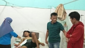 Pria di Tanggamus aniaya istri dan anak tiri pakai golok
