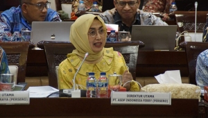 Direktur Utama PT ASDP Indonesia Ferry (Persero) Ira Puspadewi