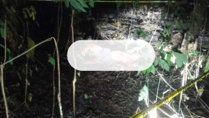 Seorang pria ditemukan tewas dengan tubuh terbakar di Lampung Timur