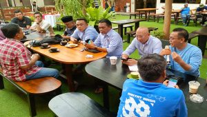 TKD Prabowo-Gibran ngopi bareng awak media di Lampung