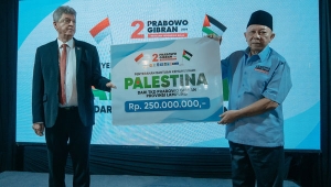 Bantuan Kemanusiaan TKD Prabowo-Gibran Lampung untuk Palestina